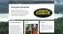 Desktop Screenshot of jaungydegaardbutik.dk