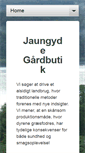 Mobile Screenshot of jaungydegaardbutik.dk